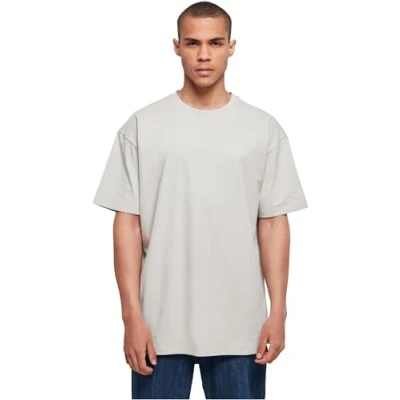 Abbildung von Build Your Brand Herren Heavy Oversize Tee T Shirt, Lightasphalt, L