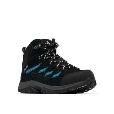 Abbildung von Columbia Damen Crestwood Waterproof Mid Rise Trekking und Wanderstiefel, Black, Skylight, 40.5 EU