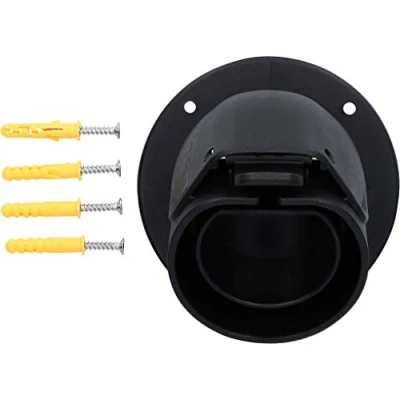 Abbildung von KS Tools 117.7903 efuturo Wandhalterung für Typ 2 Stecker, 45 Grad abgewinkelt