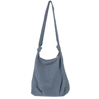 Abbildung von Guru Shop Schultertasche Boho Schultertasche, Schulterbeutel taubengrau