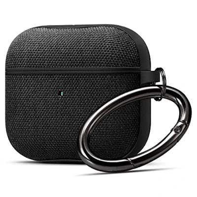 Abbildung von Spigen Urban Fit Hülle Case kompatibel mit Airpods 3 Generation 2021 Schwarz