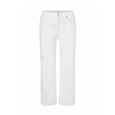 Abbildung von MAC Jeans Culotte Flared Jeans, Damen, Größe: 40x40, Weiss