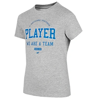 Abbildung von 4F Jungen Boy&#039;s JTSM007 T Shirt, Cold Light Grey Melange, 146