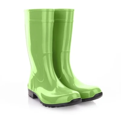 Abbildung von LEMIGO Damen Gummistiefel Wasserdicht Hohe Regenstiefel Gartenschuhe 967 Ilse (Grün, 38)