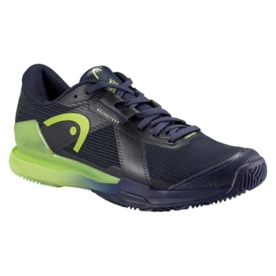Abbildung von Head Sprint PRO 4.0 Padelschuhe, Herren, Größe: 47, Navy/lime Kunststoff/textil