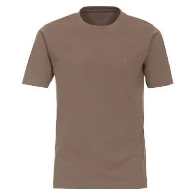 Abbildung von Casamoda Tshirt basic, Herren, Größe: 3XL, Hellbraun