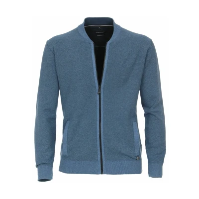 Abbildung von Casamoda UNI Strickjacke, Herren, Größe: Large, Dunkelblau