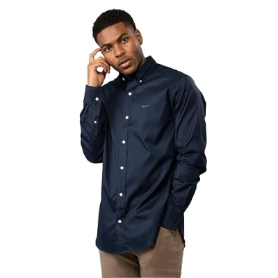 Abbildung von GANT Regular FIT Hemd, Herren, Größe: Large, Marine