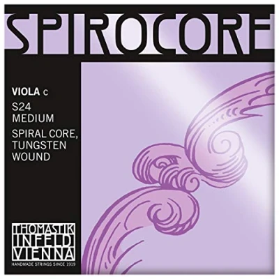 Abbildung von Thomastik Einzelsaite für Viola 4/4 Spirocore C Saite Spiralkern Wolfram umsponnen, weich