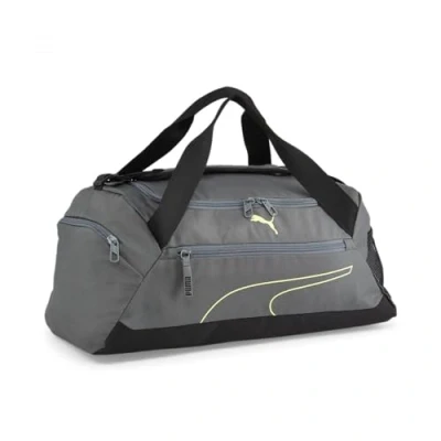Abbildung von Puma Fundamentals Sports BAG S Unisex Sporttasche, Größe: One Size, Mineral gray/lime sheen