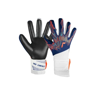 Abbildung von Reusch Equipment Contact Twhandschuhe Night Spark 2024 Torwarthandschuh, Herren, Größe: 10, Blauorangeschwarz