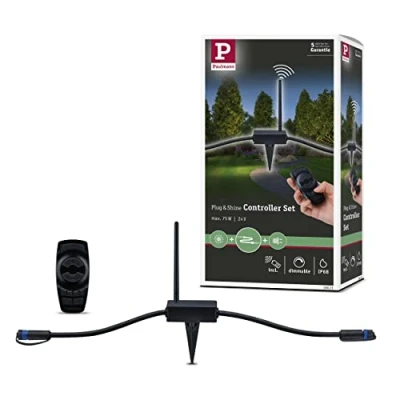 Abbildung von Paulmann Schienensystem Controller &quot;Outdoor Plug &amp; Shine Controller&quot;, (Packung, 2 tlg.)