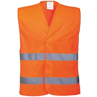Abbildung von Portwest Zwei Reflex Streifen Warnschutzweste, Größe: 4X/5X, Farbe: Orange, C474ORR4X/5X