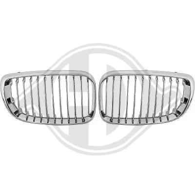 Abbildung von DIEDERICHS HD Tuning 1280540 Kühlergrill chrom/schwarz BMW: 1 Cabrio, Schrägheck, Coupe