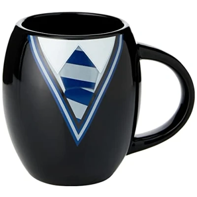 Abbildung von HARRY POTTER Ovale Keramiktasse mit Ravenclaw Uniform in Geschenkbox Offizielles Lizenzprodukt