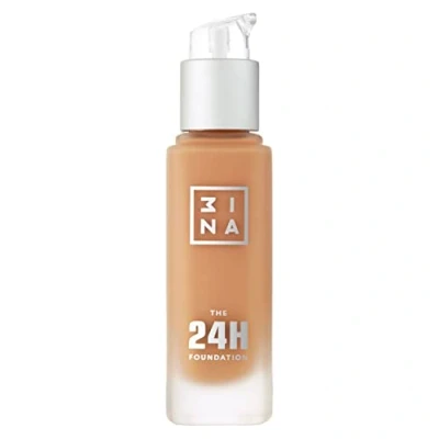 Abbildung von 3INA MAKEUP The 24H Foundation 657 Kaltbraun mit Unterton Neutral/Gelb Hauttonanpassend Langlebige Formel Wasserdichte Vegan Cruelty Free