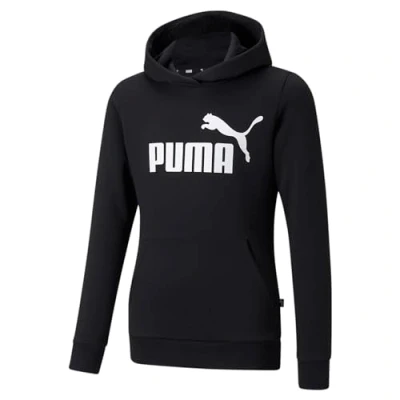Abbildung von PUMA Damen Ess Logo Hoodie Tr Sweatshirt, Black, L