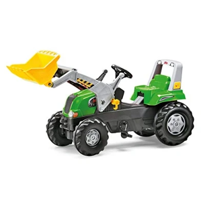 Abbildung von Trettraktor rollyJunior RT mit Lader, gr&uuml;n