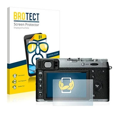 Abbildung von BROTECT (2 Stück Schutzfolie für Fujifilm X100T Displayschutz Folie Ultra Klar
