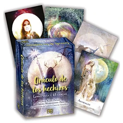 Abbildung von Oráculo de los hechizos: Libro guía y 48 cartas