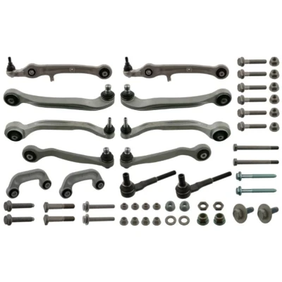 Abbildung von febi BILSTEIN 48902 Querlenker Reparatursatz Vorderachse links, rechts mit Koppelstange Plus AUDI: A6 C6 Limousine