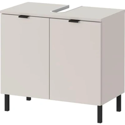 Abbildung von Germania Waschbeckenunterschrank GW Arcena 1980 572, in Kaschmir, mit Metallfüßen, 60 x 56 34 cm (BxHxT)