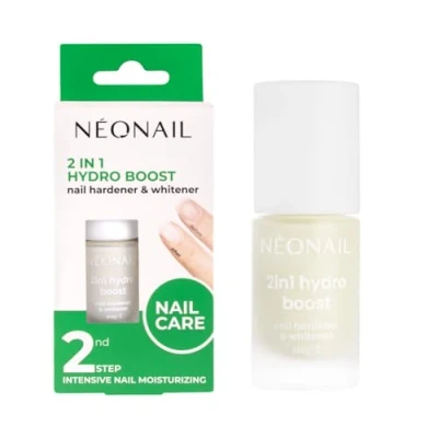 Abbildung von NEONAIL 2in1 Hydro Boost Nail Hardener &amp; Whitener Nagelhärter Aufheller 7,2 ml Feuchtigkeitsspendende Nagelpflege Gegen brüchige verfärbte Nägel