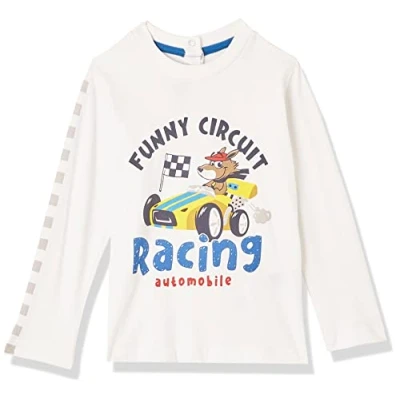 Abbildung von Chicco Baby Jungen LANGÄRMLIGES T (853) Kurzarm Shirt, gelb und weiß, 12 Monate