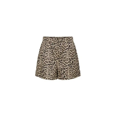 Abbildung von ONLY Onllowa PTM Shorts, Damen, Größe: Medium, Pumice stone aop leo