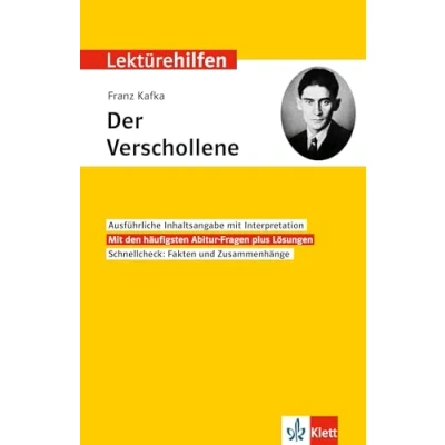 Abbildung von Klett Lektürehilfen Franz Kafka, Der Verschollene: Interpretationshilfe für Oberstufe und Abitur