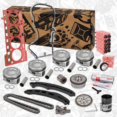 Abbildung von ET ENGINETEAM PM009800ET Kolben 76,5mm mit Kolbenringen Schraubensatz VOLKSWAGEN: Touran I, Golf 6, 5 Variant, SKODA: Fabia 2 Schrägheck