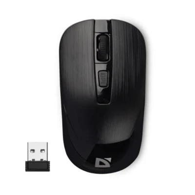Abbildung von Defender Wave MM 995 Kabellose Maus, Funkmaus, Laptop Maus Kabellos, 1600 DPI Wireless Mouse PC, USB für Computer Mouse, Funk (Schwarz)