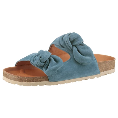 Abbildung von VERBENAS Pantolette &quot;Rain&quot;, Sommerschuh, Schlappen, Strandschuh, Hausschuh mit Softfußbett