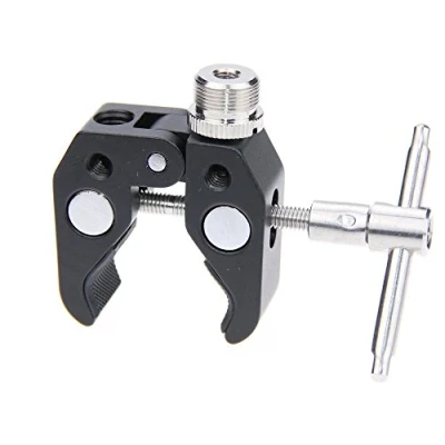 Abbildung von CAMVATE Crab Klammer mit 5/8&quot; 27 Thread für Mikrofone.