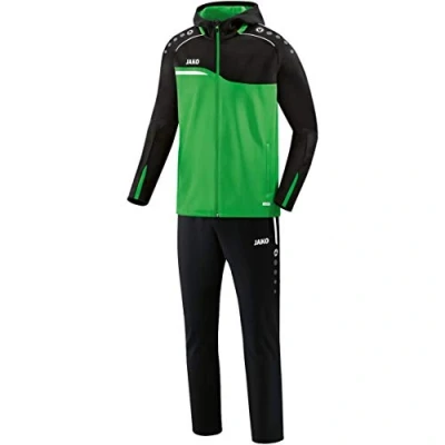 Abbildung von JAKO Herren Präsentationsanzug Competition 2.0 mit Kapuze, soft green/schwarz, 4XL, M9618