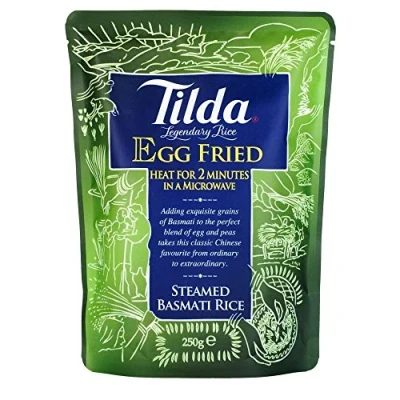Abbildung von Tilda Basmati Reis Steamed Egg Fried (250 g) Packung mit 2