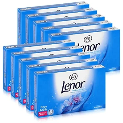 Abbildung von Lenor Trocknertücher Aprilfrisch 34 Tücher Wäschepflege im Trockner Spezialwaschmittel