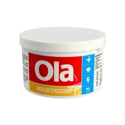 Abbildung von BARWA Ola Paste zur Reinigung von Geschirr und Sanitärobjekten 250g