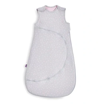 Abbildung von Snuz Pouch Baby Sleeping Bag, 2.5 Tog Pink Polka Dot Design Soft 100% Cotton with Zip for Easy Nappy Changing 0 6 Months
