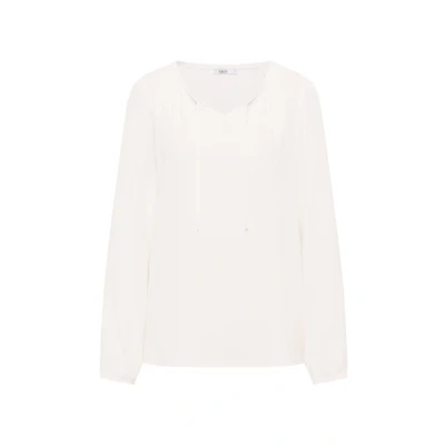 Abbildung von Cecil Crepe Bluse, Damen, Größe: Large, Weiß