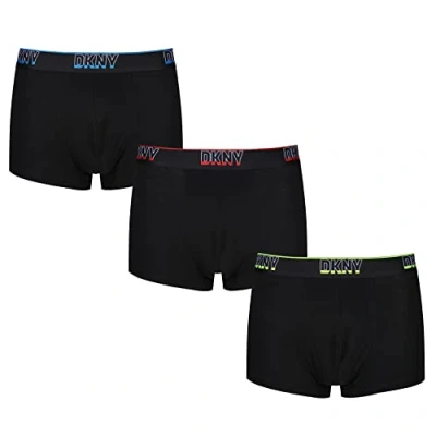 Abbildung von DKNY Herren Boxers de Ropa Interior para Hombres en Negro Boxershorts, Black, M
