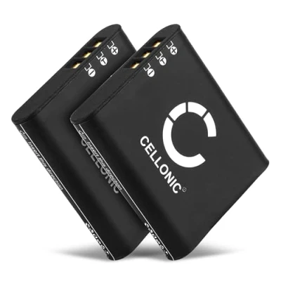 Abbildung von CELLONIC 2X DB 110 Akku kompatibel mit Ricoh G900 G900SE GR III IIIx WG 6 DB110 3.6V 3.7V 1100mAh