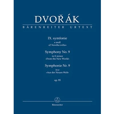 Abbildung von Symphonie Nr. 9 e Moll op. 95 &quot;Aus der neuen Welt&quot;. Studienpartitur, Urtextausgabe. BÄRENREITER URTEXT