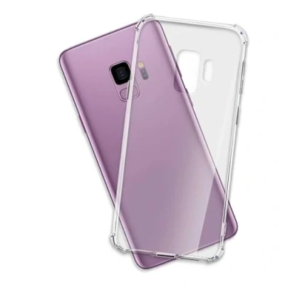 Abbildung von mtb more energy® Hülle Crystal Armor kompatibel mit Samsung Galaxy S9 (SM G960, 5.8&#039;&#039;) verstärkte Ecken Anti Shock Schutzhülle Case Cover Tasche