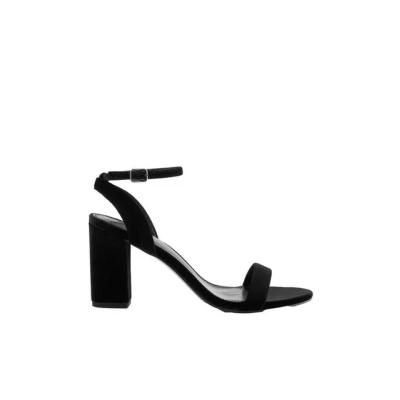 Abbildung von Next Forever Comfort Block Regular WIDE FIT Riemensandalette, Damen, Größe: 40, Mottled black Schuhe