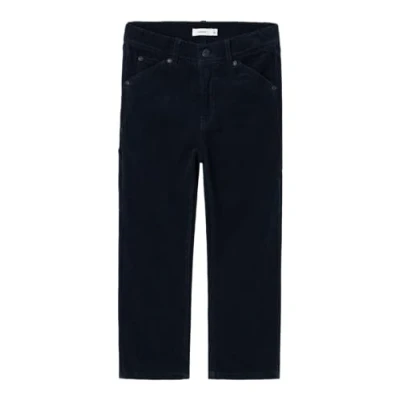 Abbildung von Name it Nkmryan Straight PANT Stoffhose für Kinder, Größe: 146, Dark sapphire