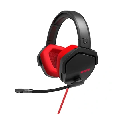 Abbildung von Energy Sistem ES Gaming Headset ESG 4 Surround 7.1 Netz (LED Lichter, Sound, Leder Kreiselpolster), Rot