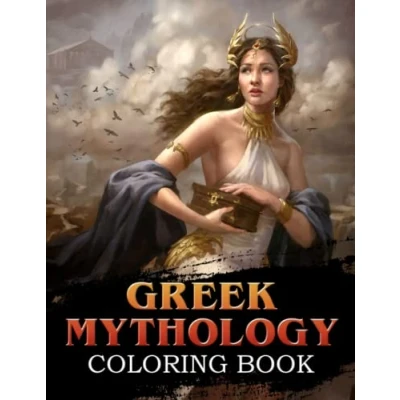 Abbildung von Greek Mythology Coloring Book For Adults: A Adults Men Women Stress Relief, Gifts Mom Dad To Relaxing Christmas Birthday