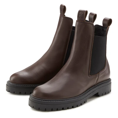 Abbildung von Elbsand Stiefelette, Chelseaboots, Schlupfstiefel, Bikerboots aus Leder