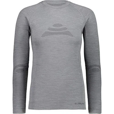 Abbildung von CMP Nahtloses Damen Sweatshirt, Schwarze Mel., 36/38